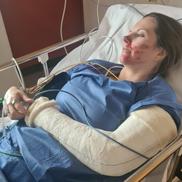 Ania Monica Caill s-a accidentat în timpul unui antrenament, foto: facebook Ania Monica Caill