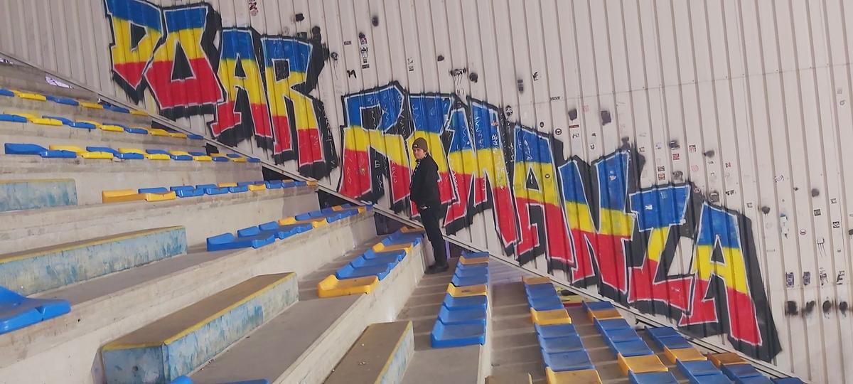 Petrolul - Poli Iași 2-1. Doi suporteri ieșeni au venit la Ploiești