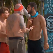 Moroșanu și Zmărăndescu, aproape de bătaie cu Iancu Sterp la Survivor All Stars! Foto: captură Voyo