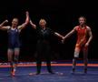 Kateryna Zelenykh (dreapta) în finala Campionatelor Europene de la București