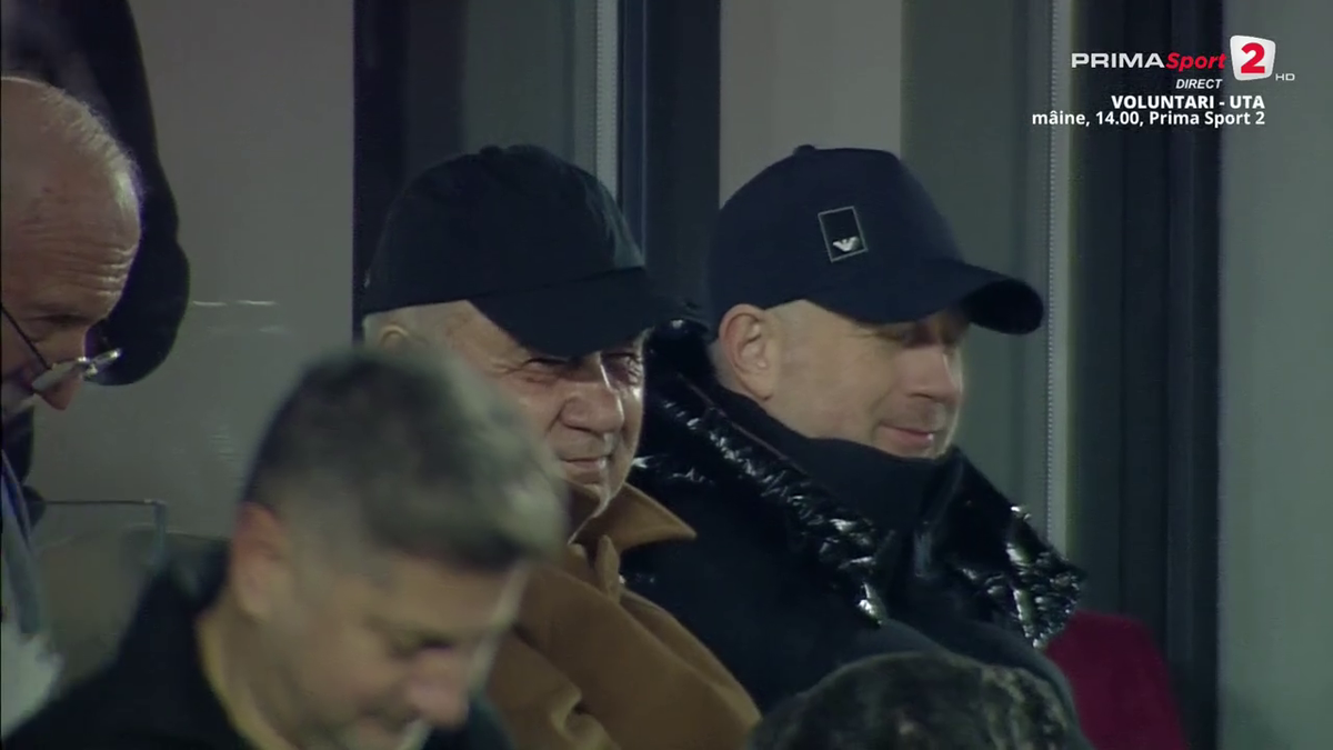 FOTO Edi Iordănescu după golul lui Albion Rrahmani în Rapid - Hermannstadt