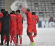 Gloria Buzău - FCSB, disputat pe ninsoare, foto: Cristi Preda / GSP // 16.02.2025