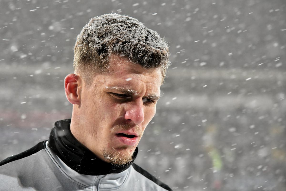 Gloria Buzău - FCSB, disputat pe ninsoare, foto: Cristi Preda / GSP // 16.02.2025