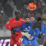 Gloria Buzău - FCSB, disputat pe ninsoare, foto: Cristi Preda / GSP // 16.02.2025