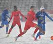 Gloria Buzău - FCSB, disputat pe ninsoare, foto: Cristi Preda / GSP // 16.02.2025