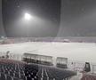 Imagini cu zăpada de la Buzău, înaintea meciului Gloria - FCSB / FOTO: Eduard Apostol (GSP.ro)