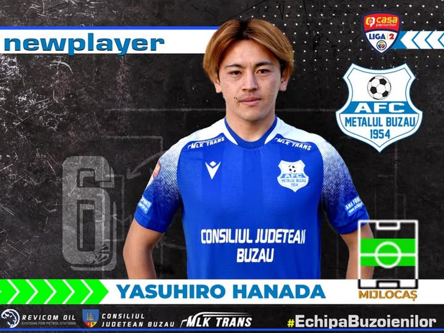 Sursă foto: Facebook Metalul Buzău „Am venit pentru a face acest vis realitate” » Japonezul care tocmai a semnat în Liga 2 vrea să ajungă până în Liga Campionilor