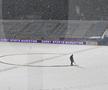 Imagini cu zăpada de la Buzău, înaintea meciului Gloria - FCSB / FOTO: Eduard Apostol (GSP.ro)