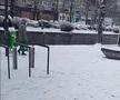 Zăpada a pus stăpânire pe București: va continua până miercuri
