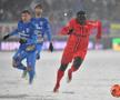 Gloria Buzău - FCSB, disputat pe ninsoare, foto: Cristi Preda / GSP // 16.02.2025