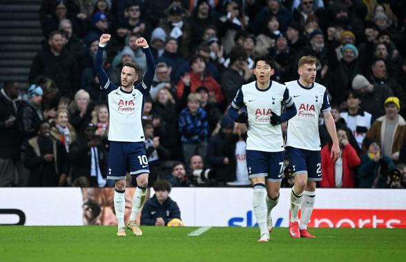 Tottenham - Manchester United 1-0 » Trupa lui Ange Postecoglou a câștigat derby-ul dezamăgirilor din Premier League