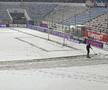 Imagini cu zăpada de la Buzău, înaintea meciului Gloria - FCSB / FOTO: Eduard Apostol (GSP.ro)