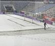 Imagini cu zăpada de la Buzău, înaintea meciului Gloria - FCSB / FOTO: Eduard Apostol (GSP.ro)