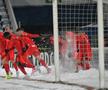 Gloria Buzău - FCSB, disputat pe ninsoare, foto: Cristi Preda / GSP // 16.02.2025