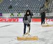 Improvizația prin care buzoienii vor să îndepărteze zăpada / Imagini: Cristi Preda (GSP.ro)
