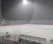Cel mai aclamat fotbalist de la FCSB în nămeții de la Buzău » Apelul crainicului: „Să îl aplaudăm!”