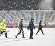 Improvizația prin care buzoienii vor să îndepărteze zăpada / Imagini: Cristi Preda (GSP.ro)