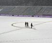 Imagini cu zăpada de la Buzău, înaintea meciului Gloria - FCSB / FOTO: Eduard Apostol (GSP.ro)