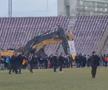 Suporterii și-au luat rămas bun de la „Dan Păltinișanu” / Captură TVR Timișoara