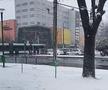 Zăpada a pus stăpânire pe București: va continua până miercuri