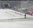 Imagini cu zăpada de la Buzău, înaintea meciului Gloria - FCSB / FOTO: Eduard Apostol (GSP.ro)