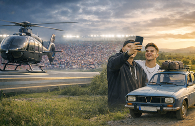 „Ei vor elicoptere, eu mergeam 5 ore cu Dacia!” » Omul momentului în Superliga predă o lecție pentru „generația Instagram”: „Tata m-a învățat o chestie foarte interesantă”