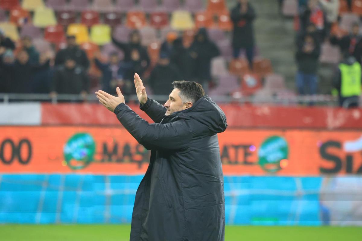 Imagini de la finalul meciului dintre Dinamo și Unirea Slobozia