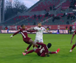 Penalty ratat în Hermannstadt - CFR Cluj. Foto: captură Prima Sport 1