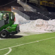 Stadionul lui Bodo/Glimt, cu două zile înainte de meciul cu Inter / foto: X @JanAageFjortoft