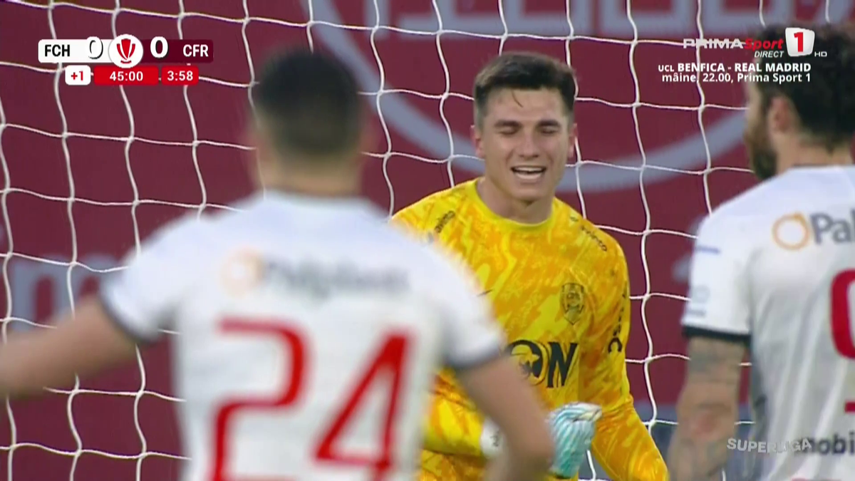 Penalty ratat în Hermannstadt - CFR Cluj