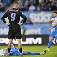 Daniel Bîrligea, în Universitatea Craiova - FCSB/ Foto: Cristi Preda (GSP)