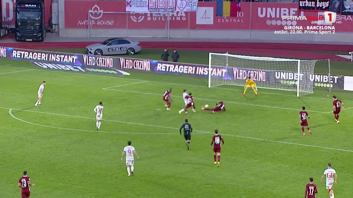 Penalty ratat în Hermannstadt - CFR Cluj
