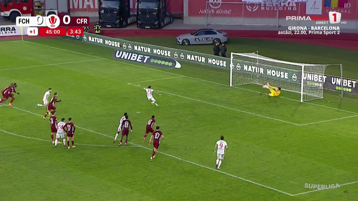 Penalty ratat în Hermannstadt - CFR Cluj
