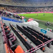 Zona izolată Arena Națională la Dinamo - Slobozia // FOTO: GSP.ro