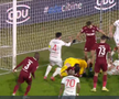 Andrei Chivulete anulează penalty-ul dictat pentru Hermannstadt // foto: capturi Prima Sport
