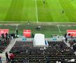 Zona izolată Arena Națională la Dinamo - Slobozia // FOTO: GSP.ro