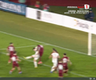 Andrei Chivulete anulează penalty-ul dictat pentru Hermannstadt // foto: capturi Prima Sport