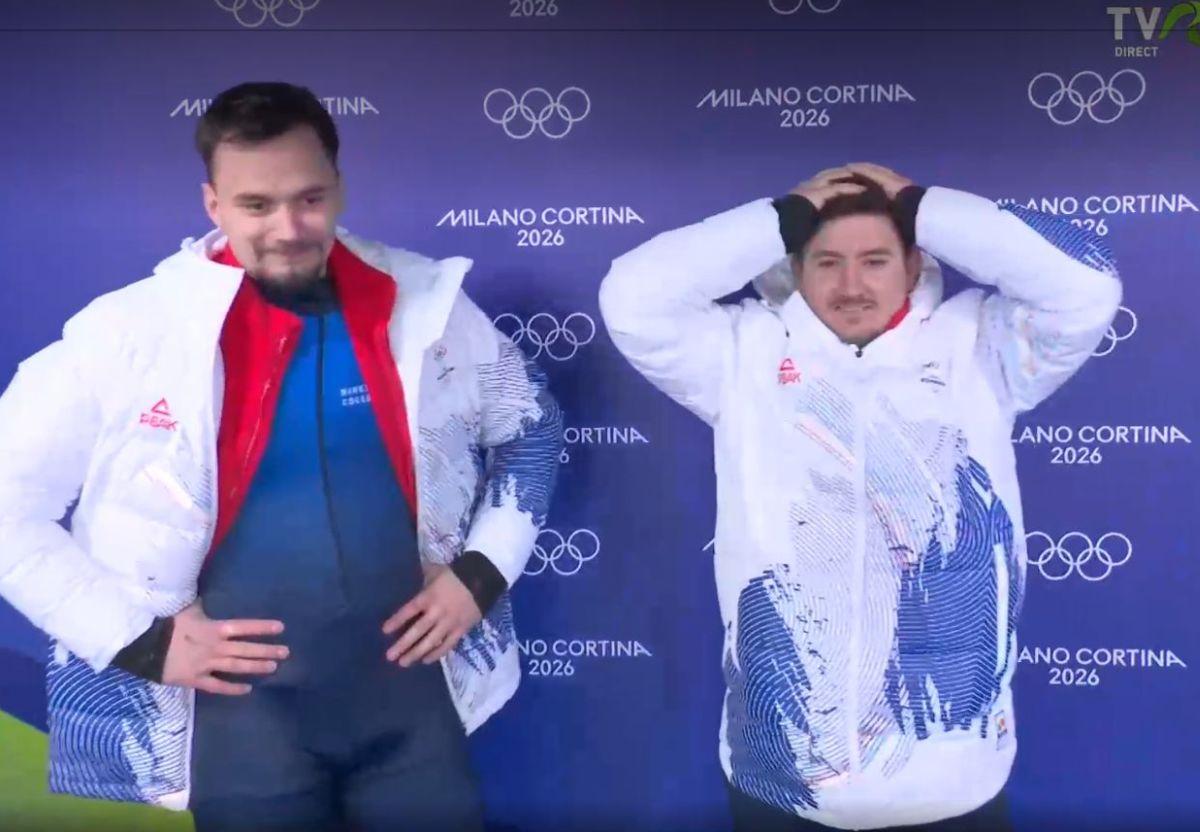 Mihai Tentea și George Iordache, manșă a doua senzațională în proba de bob-2 la Milano Cortina! » Românii sunt pe 5 la mijlocul concursului