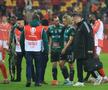 Jayson Papeau s-a accidentat în Dinamo - Unirea Slobozia // FOTO: Ionuț Iordache (GSP.ro)