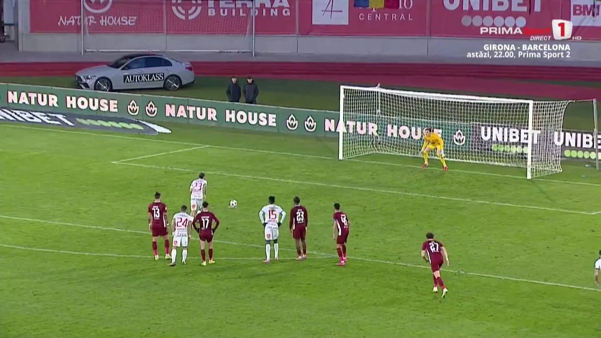 Penalty ratat în Hermannstadt - CFR Cluj