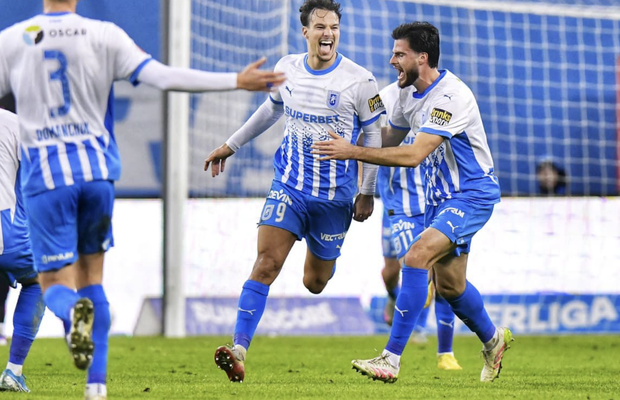 Faza care a decis Universitatea Craiova - FCSB avea doar 7% șanse să se transforme în gol