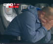 Dorinel Munteanu, în Hermannstadt - CFR Cluj // FOTO: captură Prima Sport