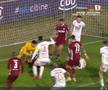 Andrei Chivulete anulează penalty-ul dictat pentru Hermannstadt // foto: capturi Prima Sport