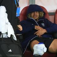 Jayson Papeau s-a accidentat în Dinamo - Unirea Slobozia // FOTO: Ionuț Iordache (GSP.ro)