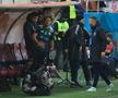 Jayson Papeau s-a accidentat în Dinamo - Unirea Slobozia // FOTO: Ionuț Iordache (GSP.ro)