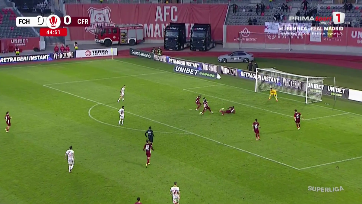 Penalty ratat în Hermannstadt - CFR Cluj