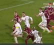 Andrei Chivulete anulează penalty-ul dictat pentru Hermannstadt // foto: capturi Prima Sport