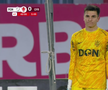 Penalty ratat în Hermannstadt - CFR Cluj. Foto: captură Prima Sport 1