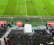 Zona izolată Arena Națională la Dinamo - Slobozia // FOTO: GSP.ro