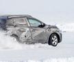 GALERIE FOTO Noul model Dacia Sandero, care va apărea în 2021, testat pe zăpadă: imagini spectaculoase